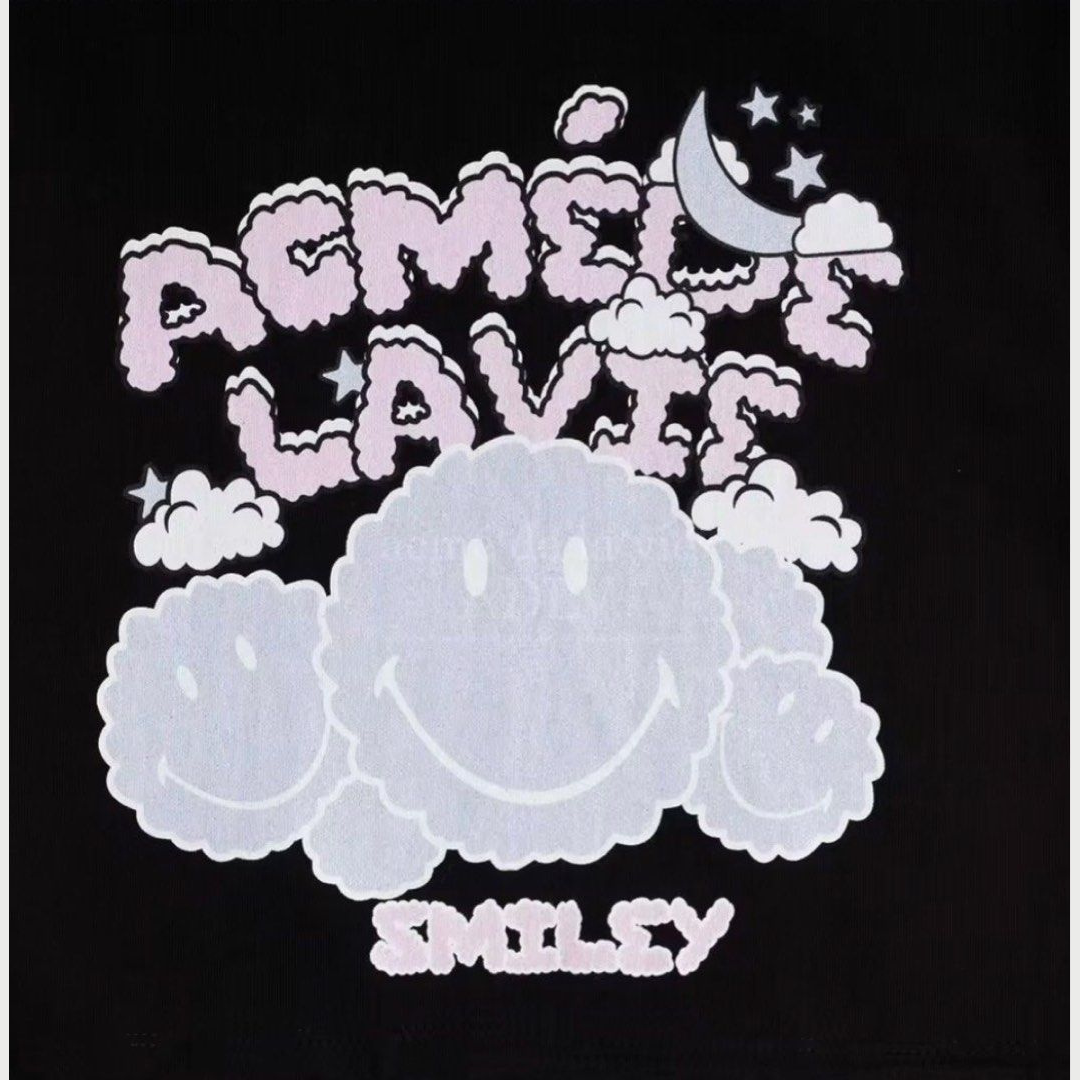 Smiley X ADLV - Artwork Crop Top Short Sleeve T-Shirt - Image 6