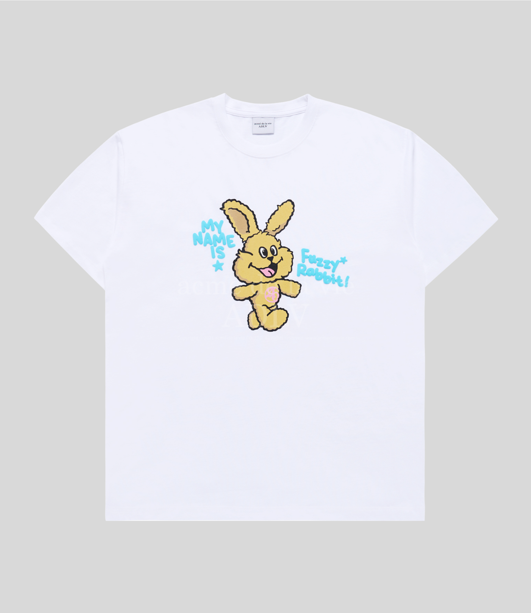 ADLV - My Name is Fuzzy Rabbit Short Sleeve T-Shirt - Image 4