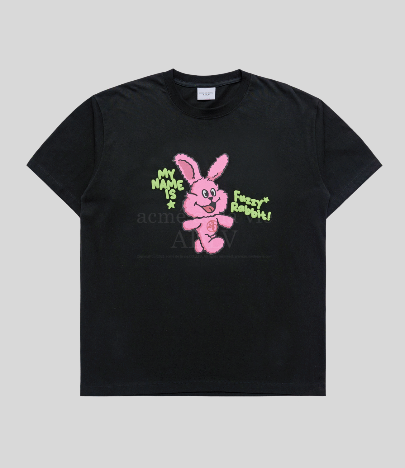 ADLV - My Name is Fuzzy Rabbit Short Sleeve T-Shirt