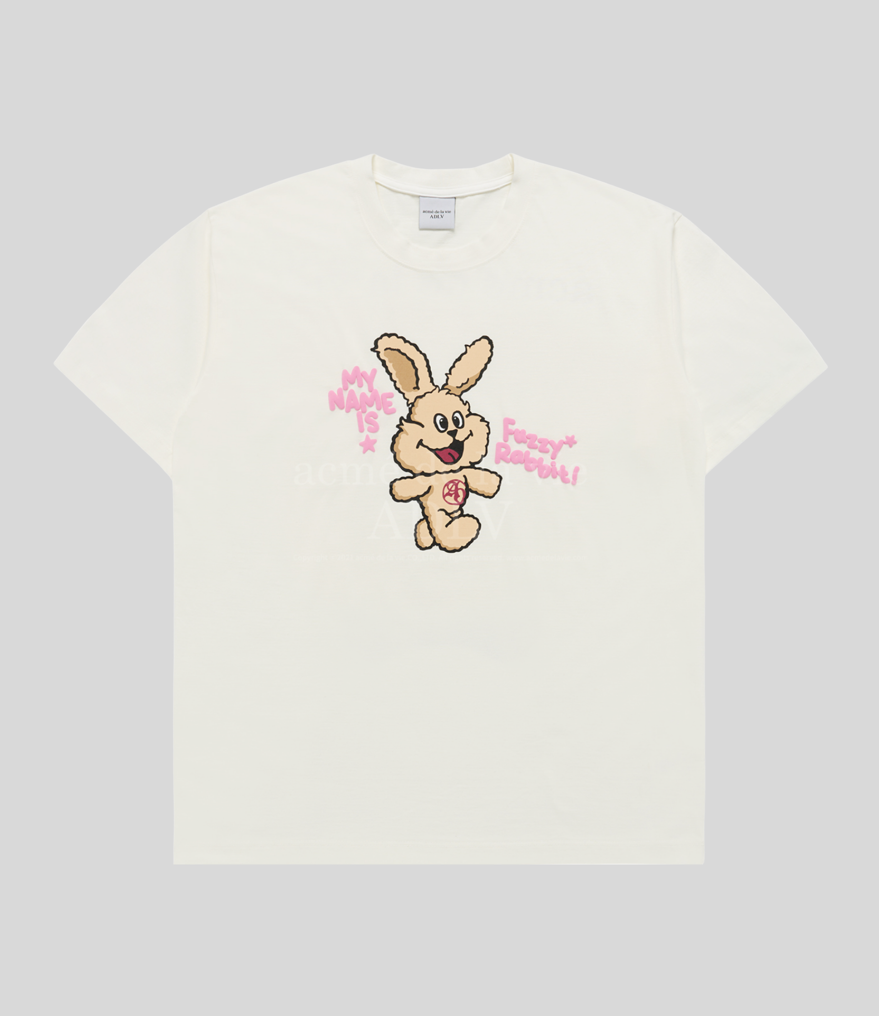 ADLV - My Name is Fuzzy Rabbit Short Sleeve T-Shirt - Image 2