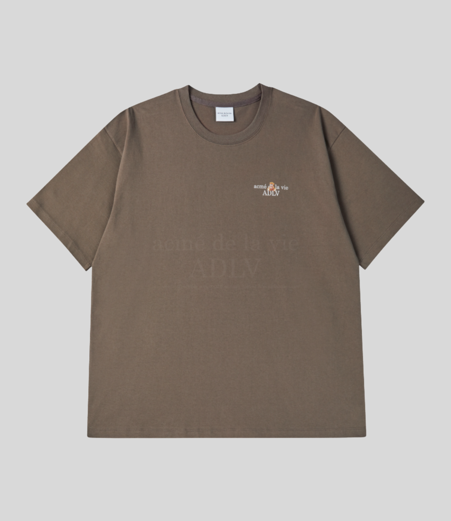 ADLV - BearDoll Basic Logo Short Sleeve T-Shirt - Image 5