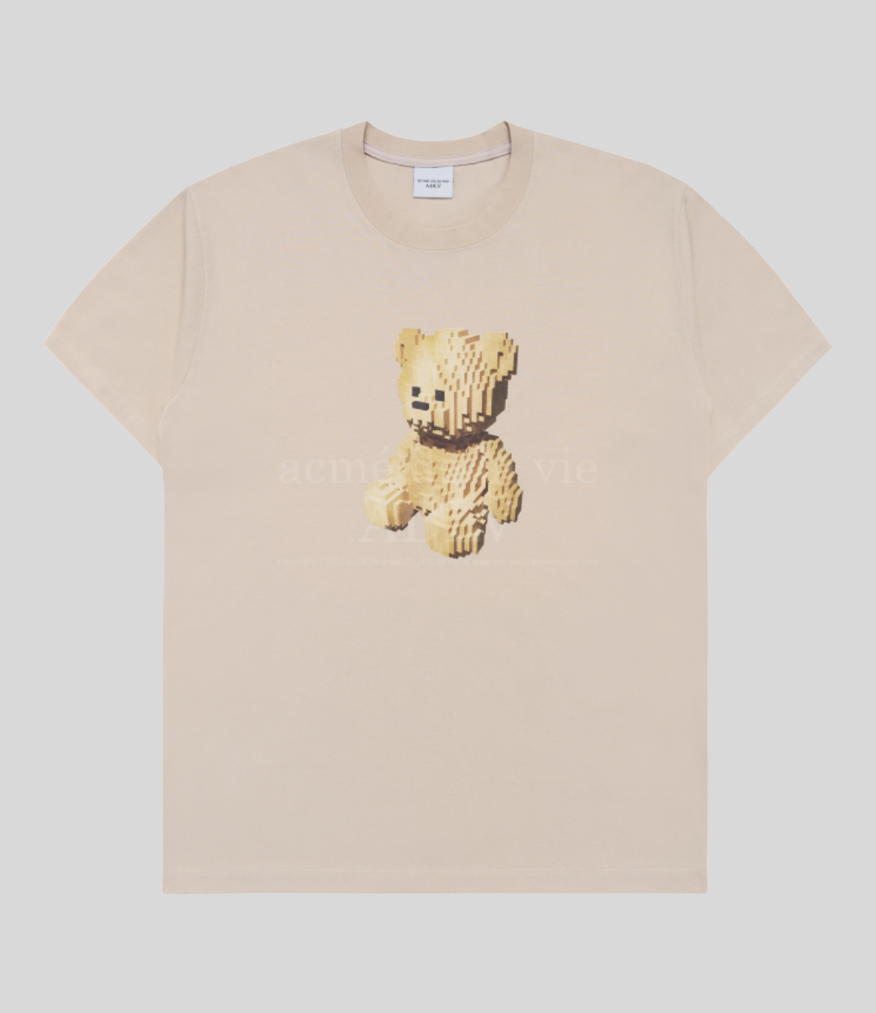 ADLV - Block Bear Short Sleeve T-Shirt - Image 4