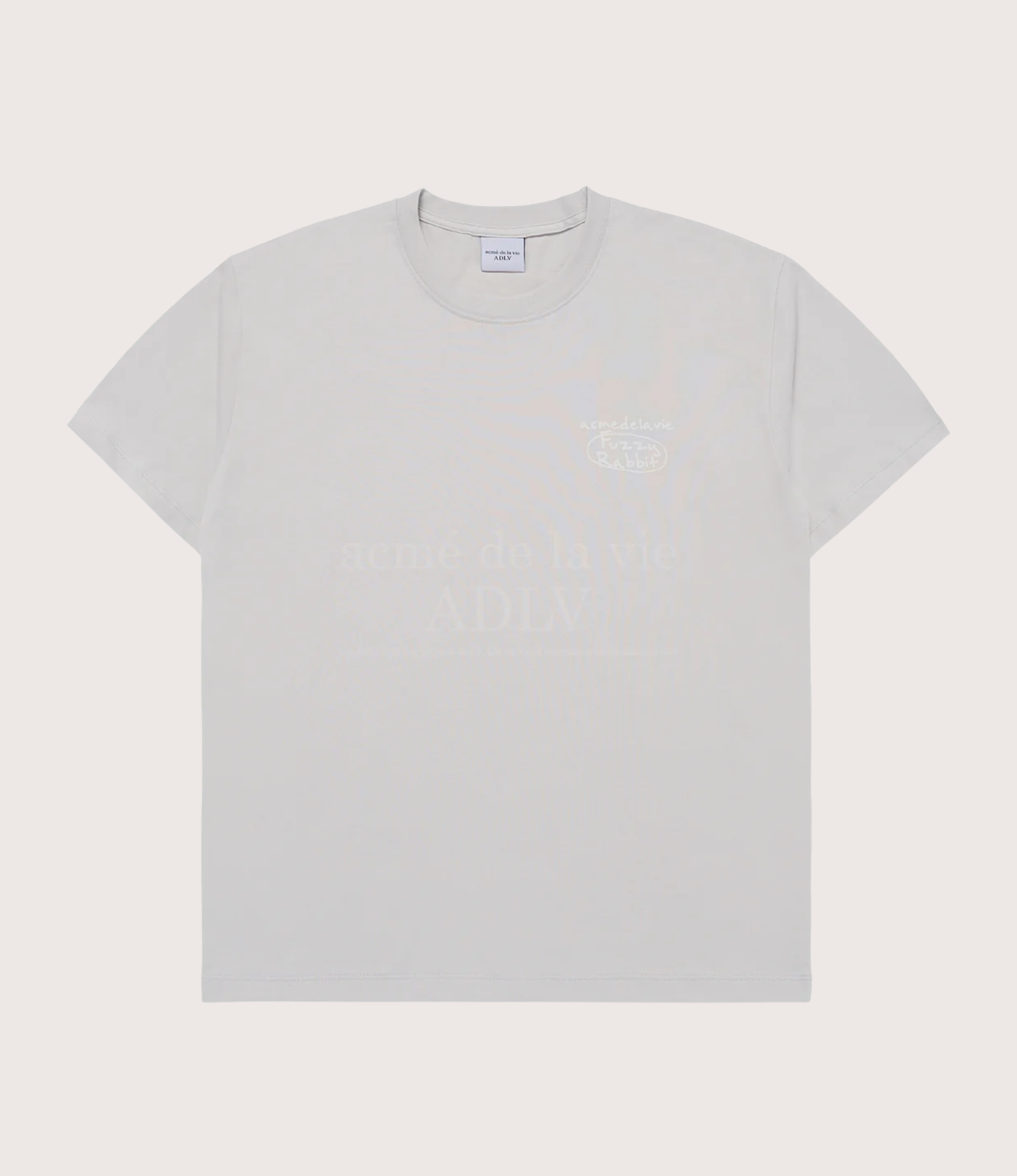 ADLV - Doodle Fuzzy Rabbit Short Sleeve T-Shirt - Image 7