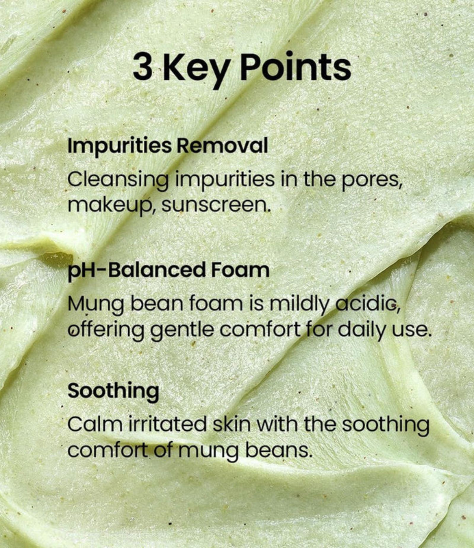 BEPLAIN - Mung Bean Ph-balanced Cleansing Foam - Image 3