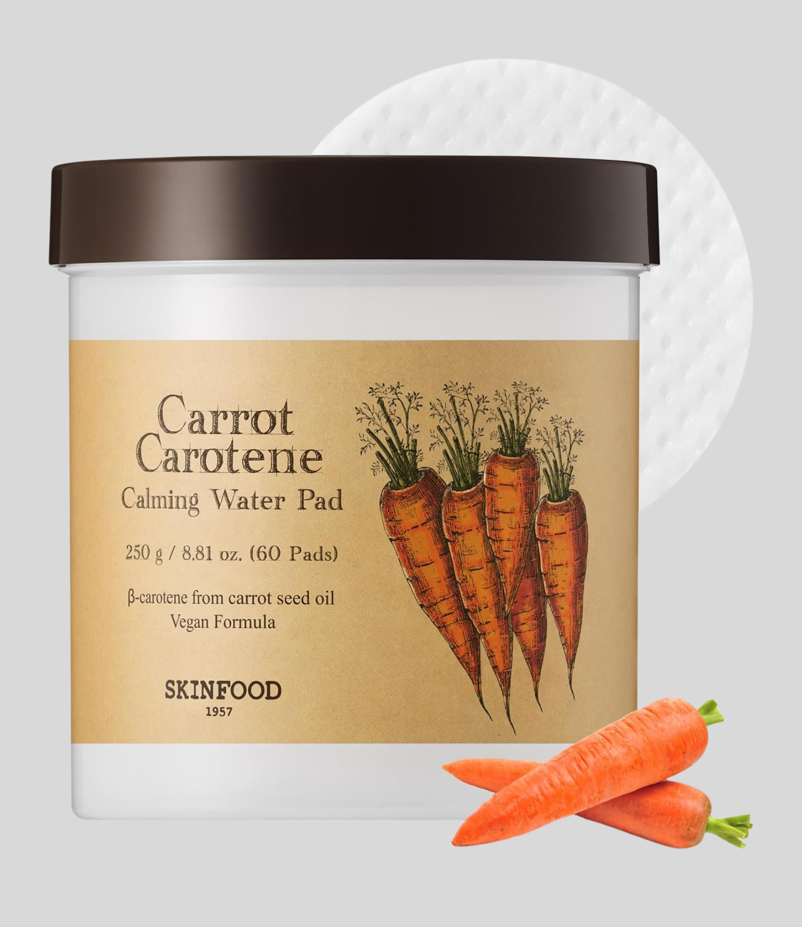 SKIN FOOD - Carrot Toner Pads