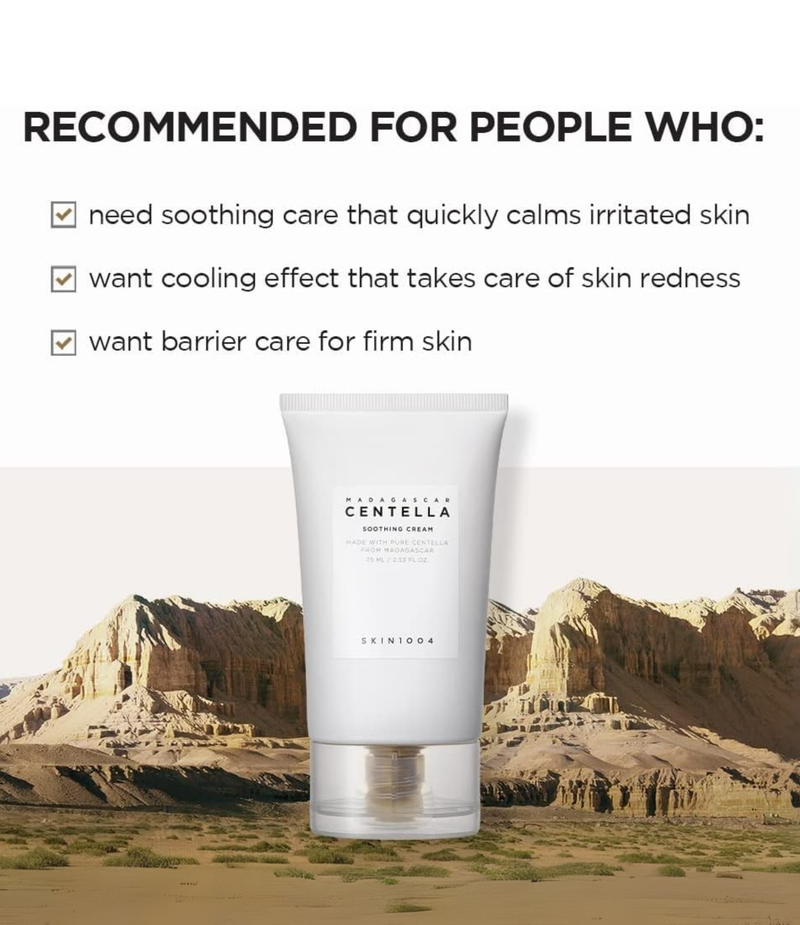 SKIN1004 - Madagascar Centella - Soothing Cream 75ml - Image 2