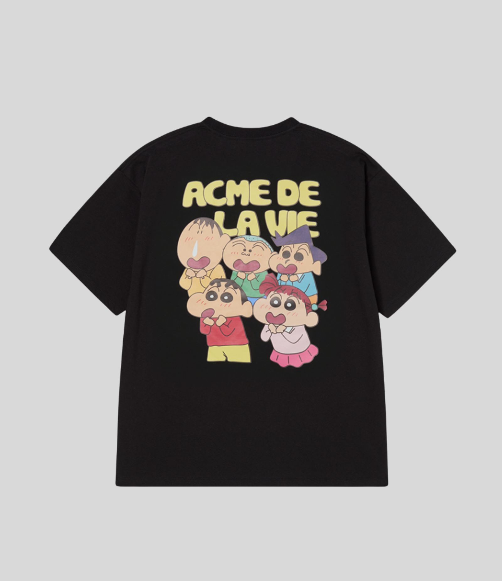 ADLV - Crayon Shin-Chan Kids Shinchan Crayon Friends Short Sleeve T-Shirt