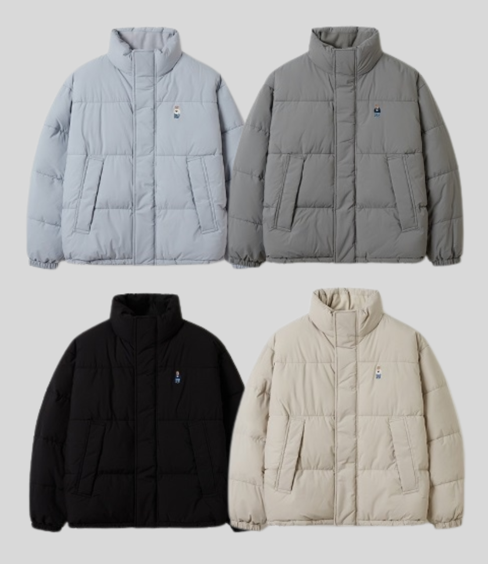 WHO.AU - Steve Puffer Padding - Light Blue M