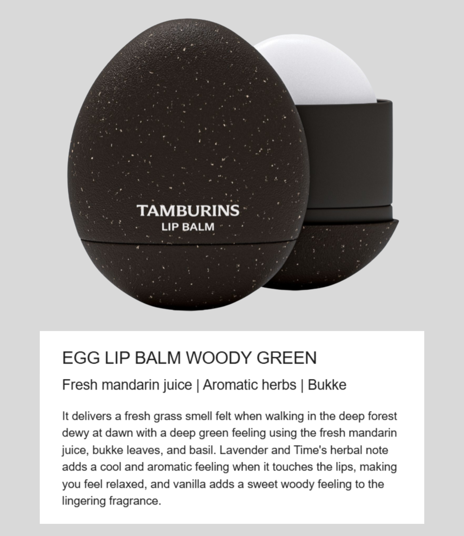 TAMBURINS - Egg Lip Balm - Image 4