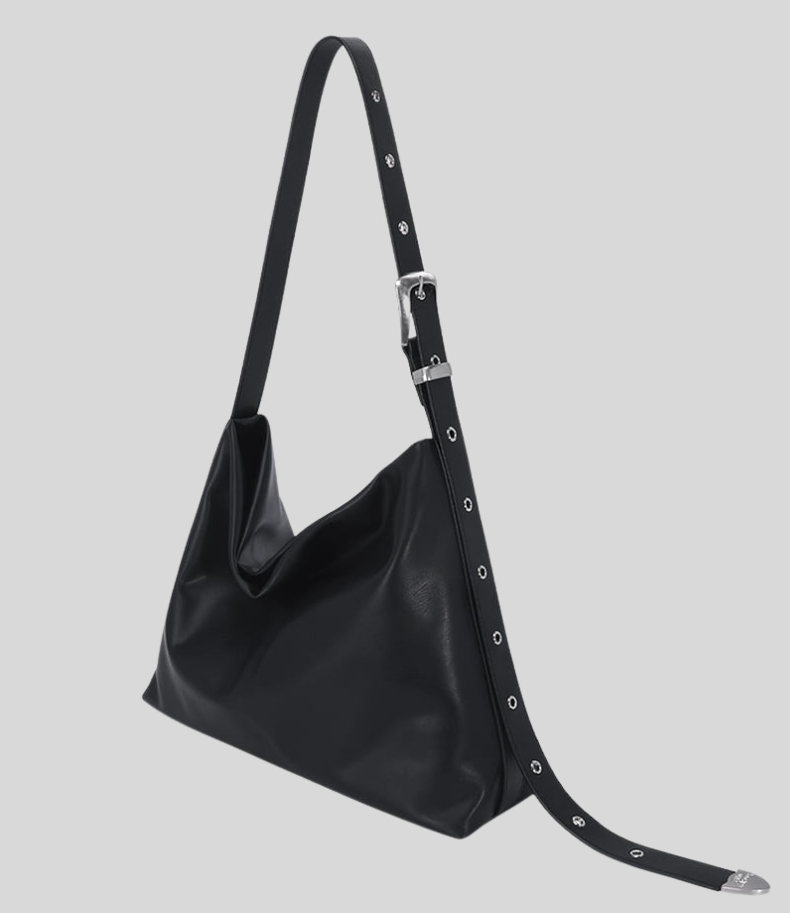 FIND KAPOOR - Belty Over Bag 35 - Crinkled Black - Image 2