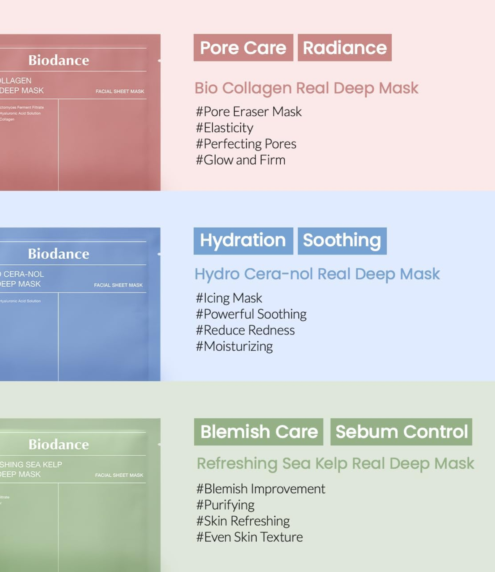BIODANCE - Collagen Real Deep Mask - 4 PCS - Image 4