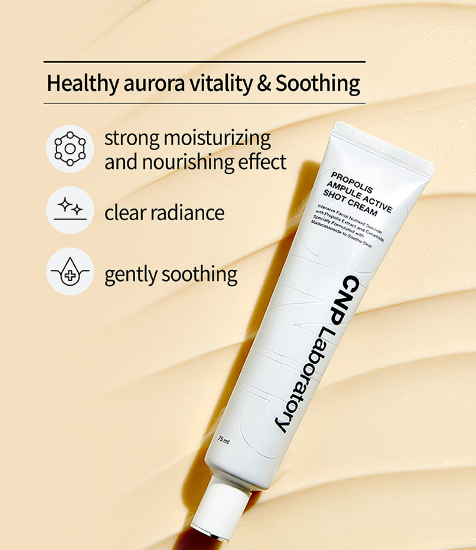 CNP - Propolis Ampule Active Shot Cream - Image 2