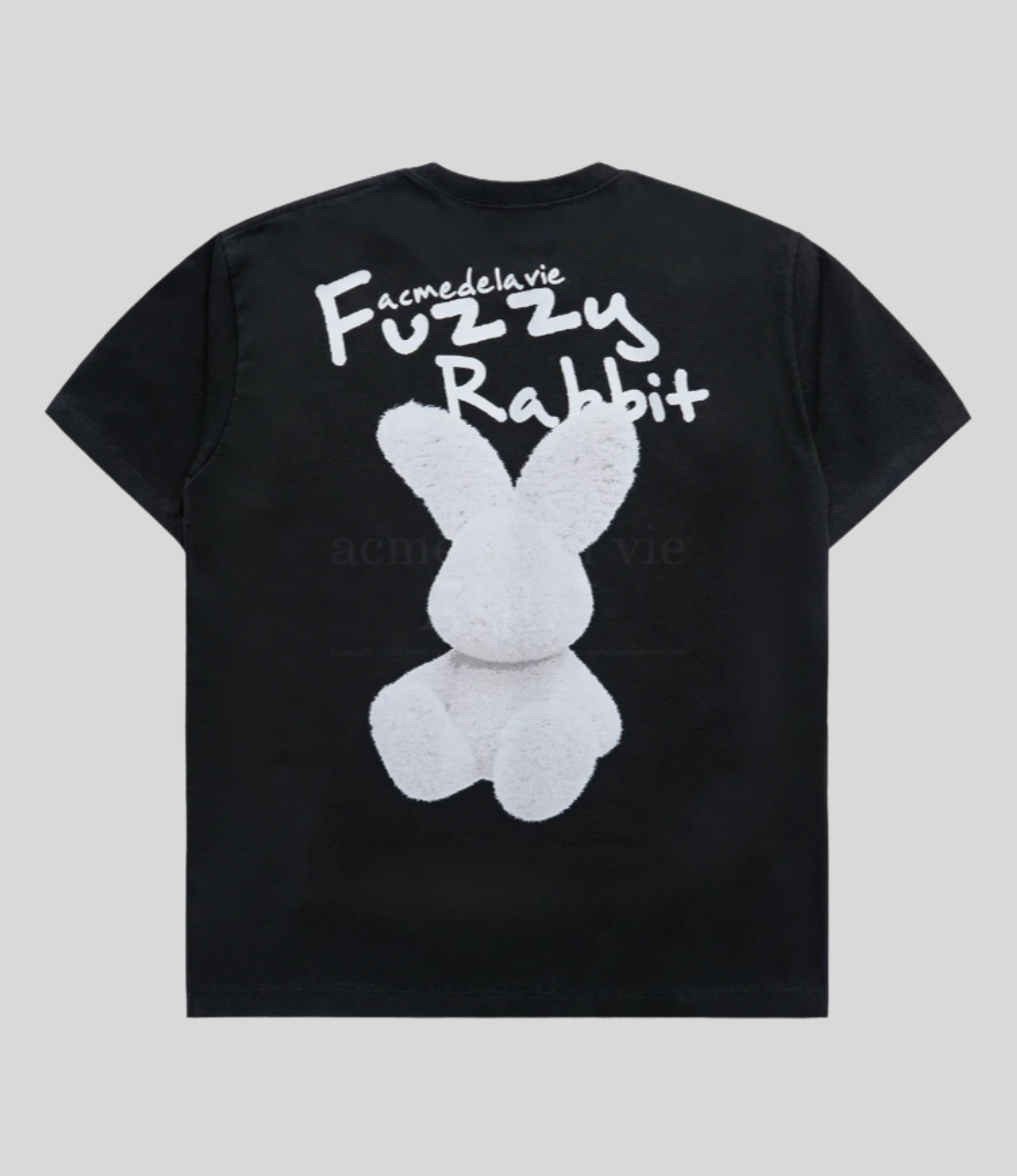 ADLV - Doodle Fuzzy Rabbit Short Sleeve T-Shirt