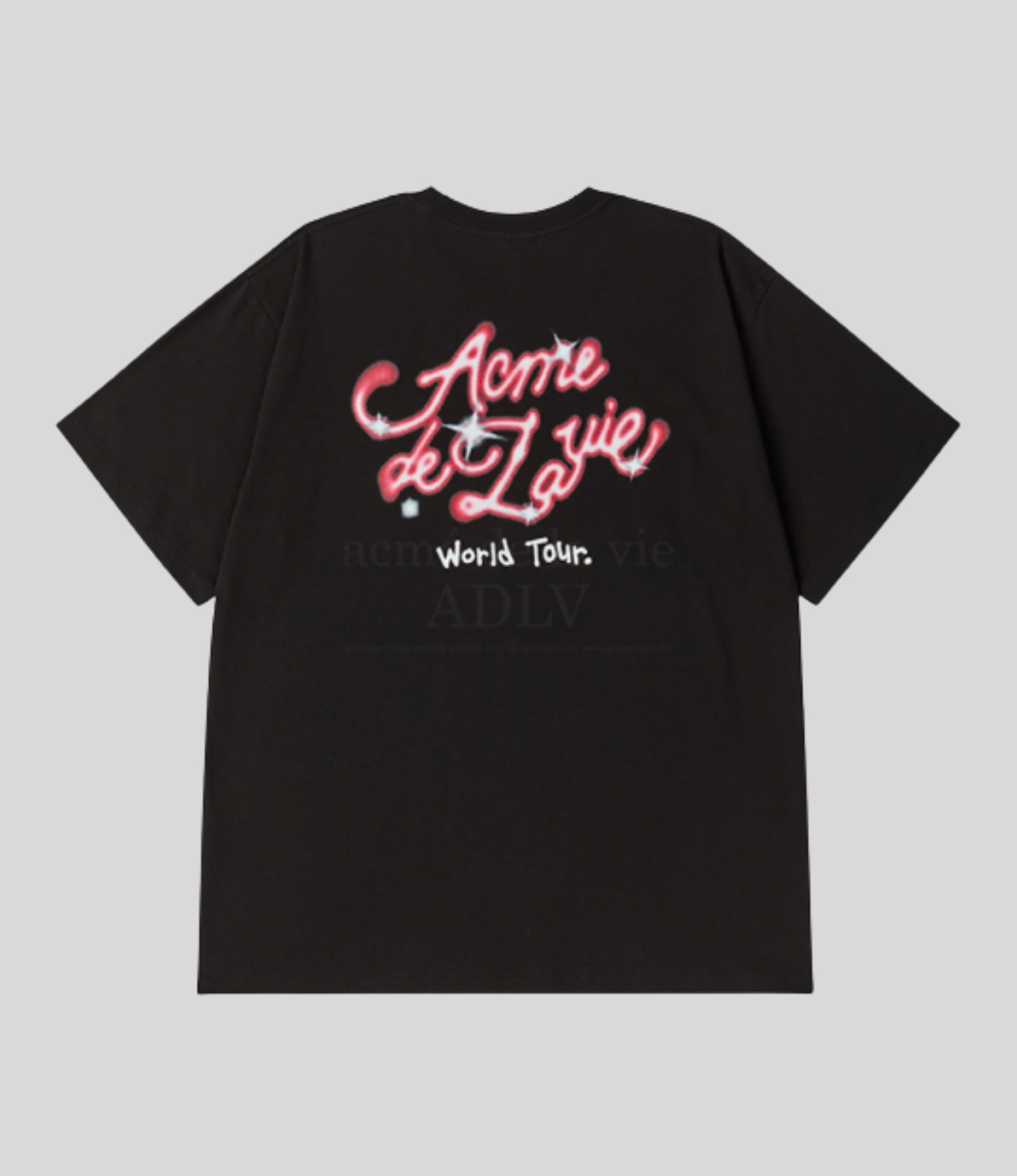 ADLV - Graffiti World Tour Script Logo Short Sleeve T-Shirt