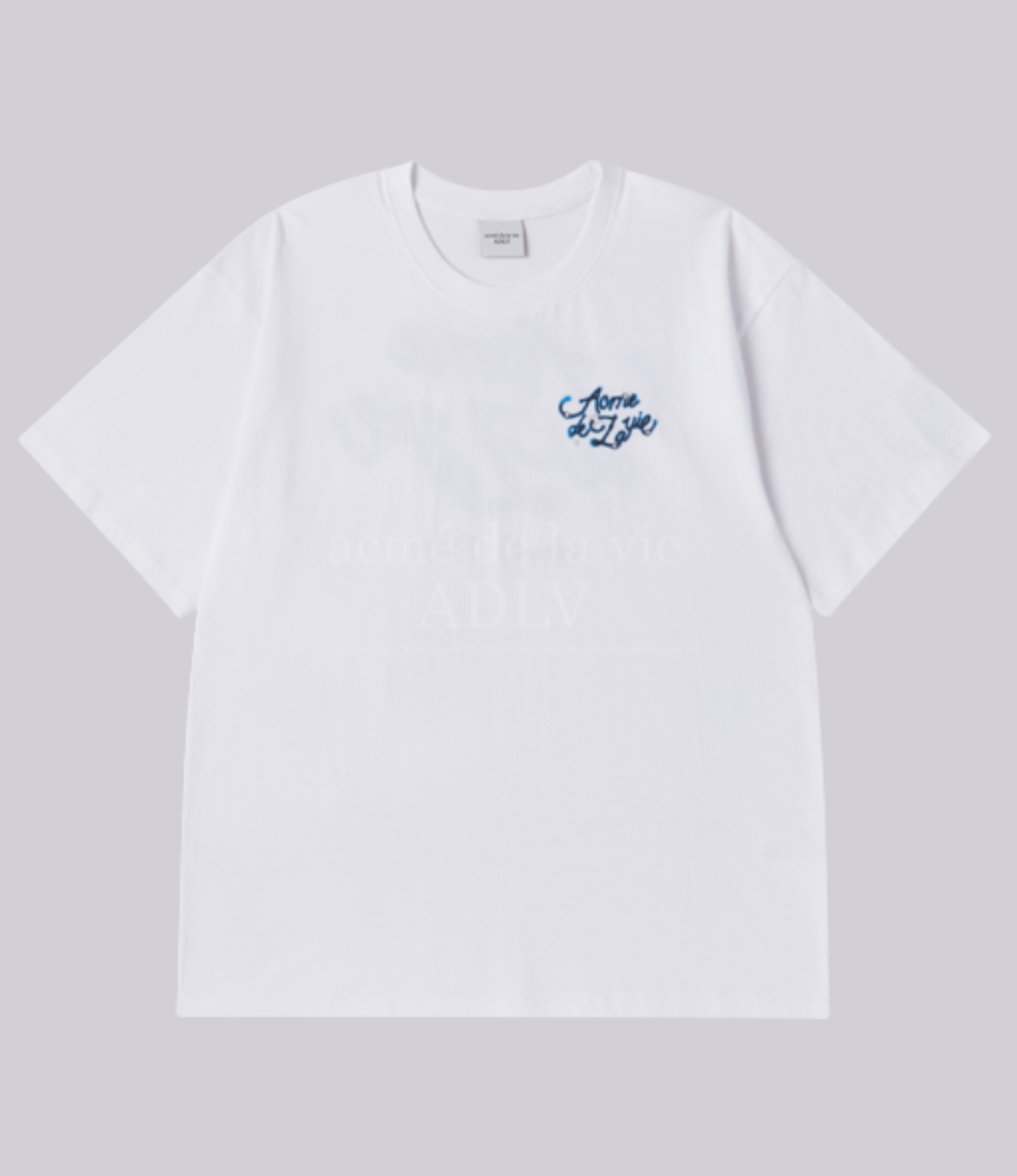 ADLV - Graffiti World Tour Script Logo Short Sleeve T-Shirt - Image 4