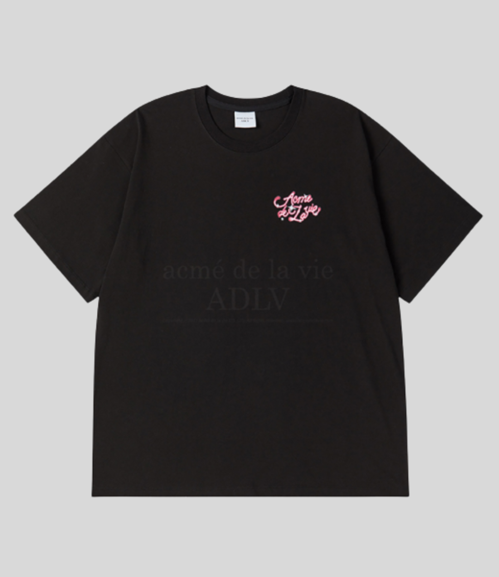 ADLV - Graffiti World Tour Script Logo Short Sleeve T-Shirt - Image 2