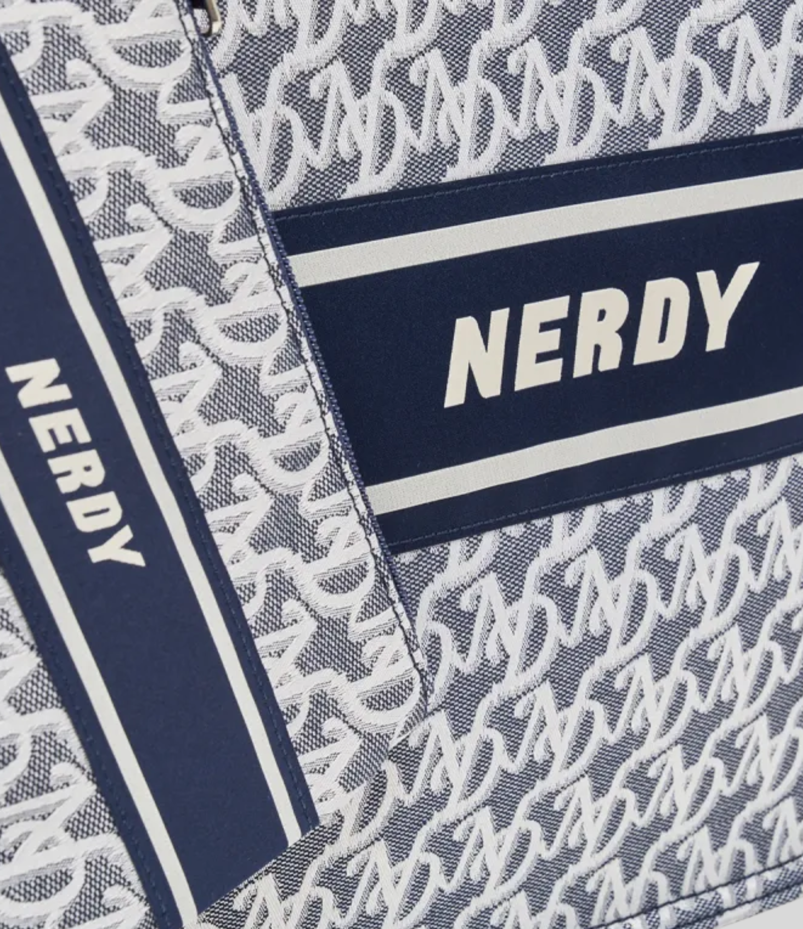NERDY - MonoTote Bag Navy - Image 2