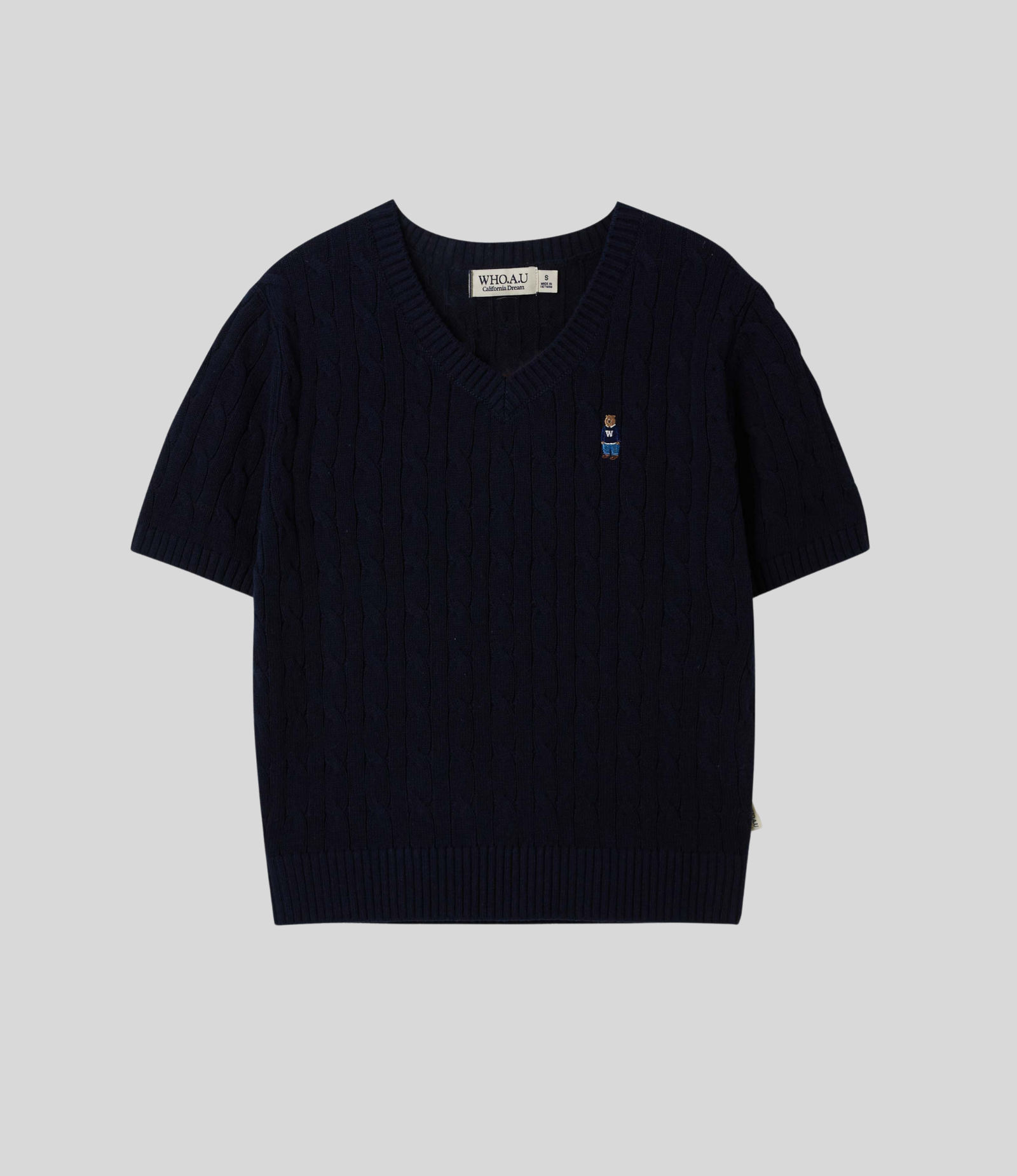 WHO.AU - Steve V-neck Short Sleeves Sweater - Image 4