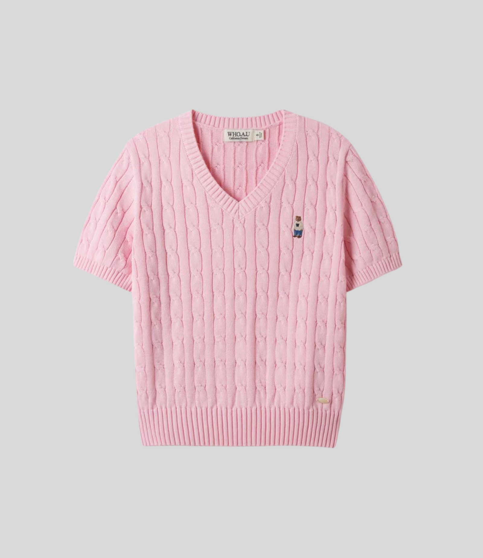 WHO.AU - Steve V-neck Short Sleeves Sweater - Image 6