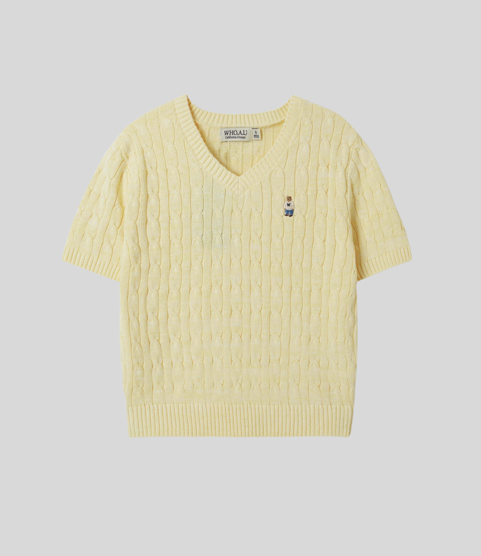 WHO.AU - Steve V-neck Short Sleeves Sweater - Image 7