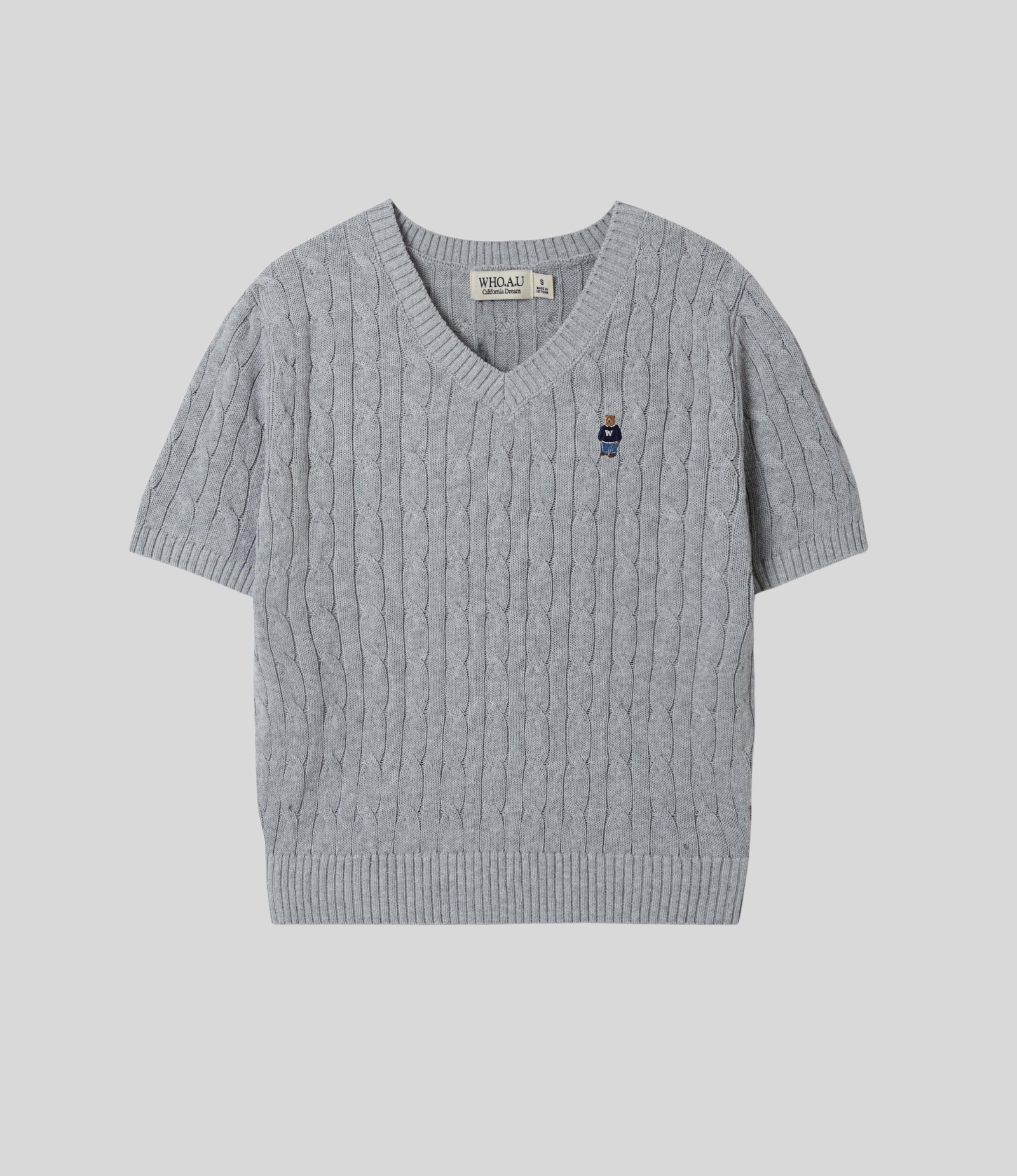WHO.AU - Steve V-neck Short Sleeves Sweater - Image 8