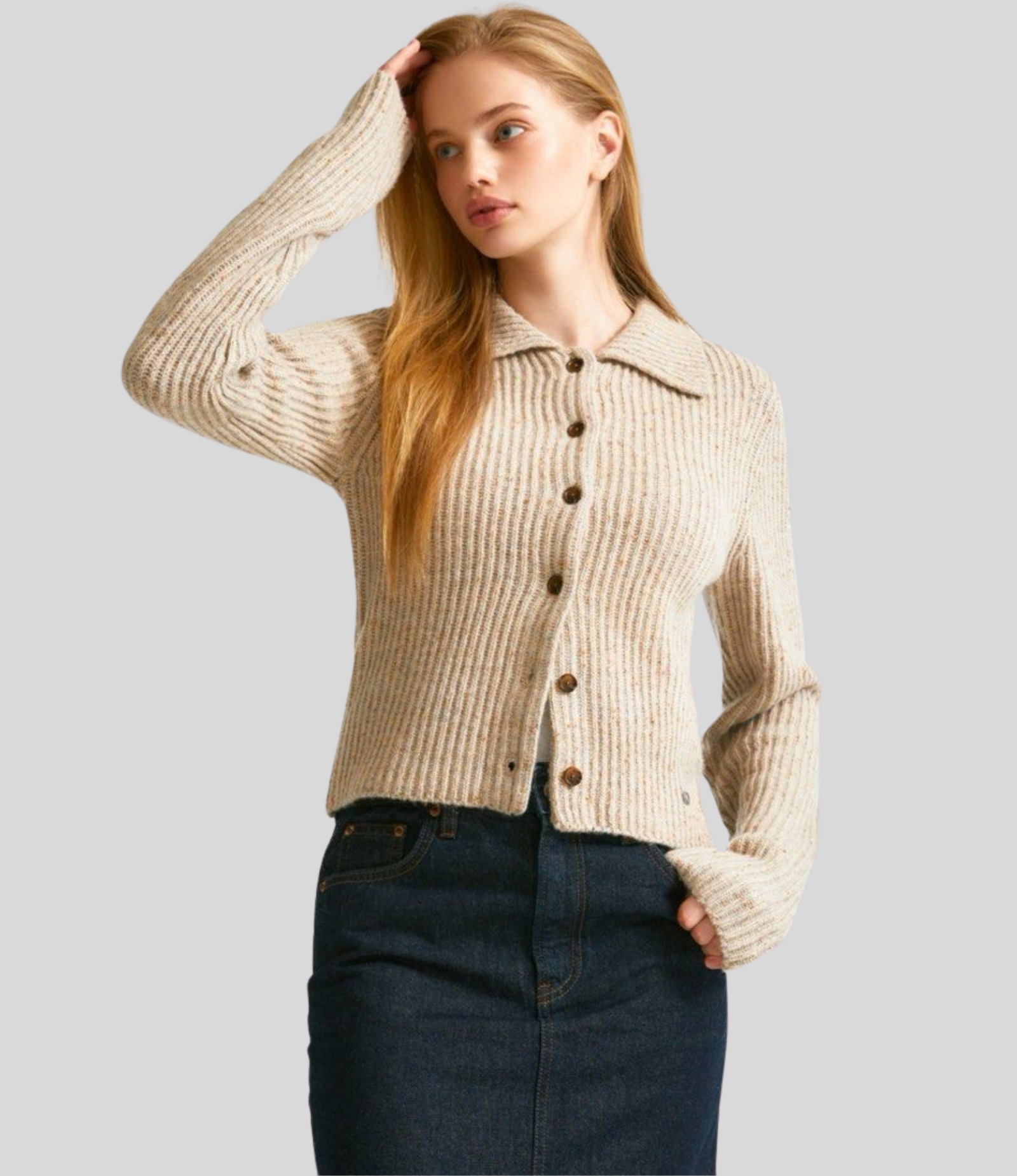 WHO.AU - Nepsa Kara Cardigan - Light Beige S
